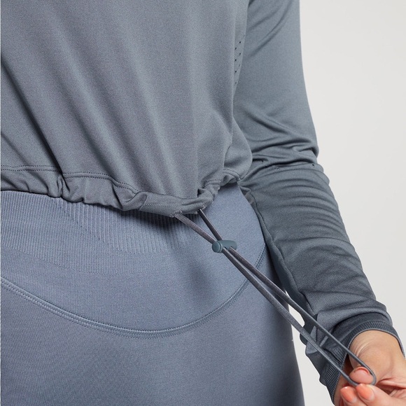 Gymshark Sweat Seamless Long Sleeve Top - Picture 5 of 8